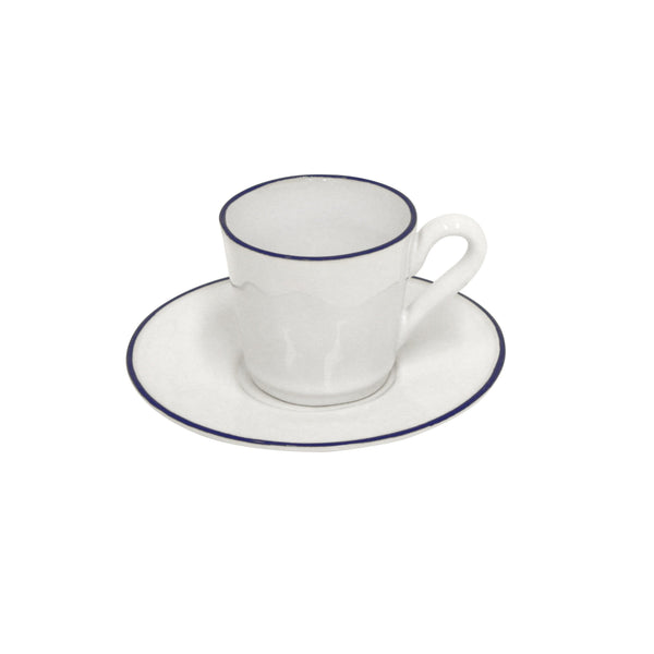 Beja white - Coffee cup & saucer (Set of 6)