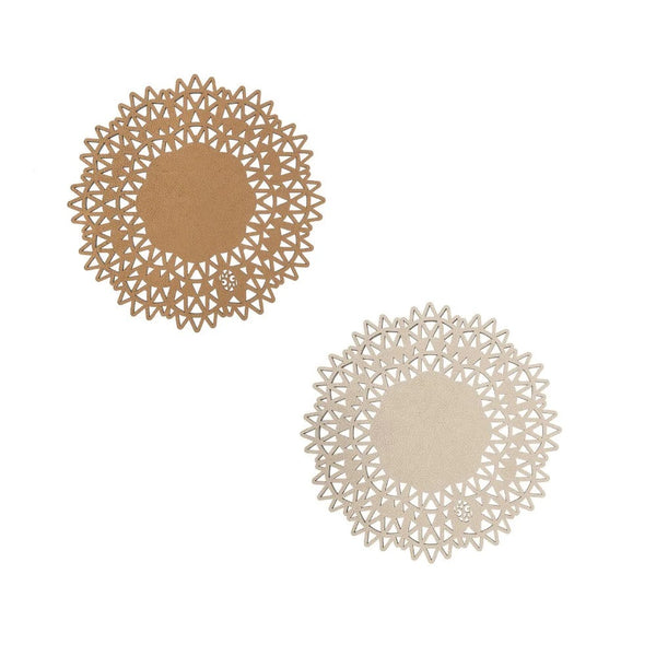 Chrysler - Trivets Champange / Ochre (Set of 2)