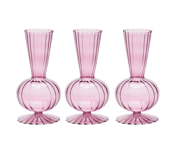 Tess Bud - Lavender Vase (Set of 3)