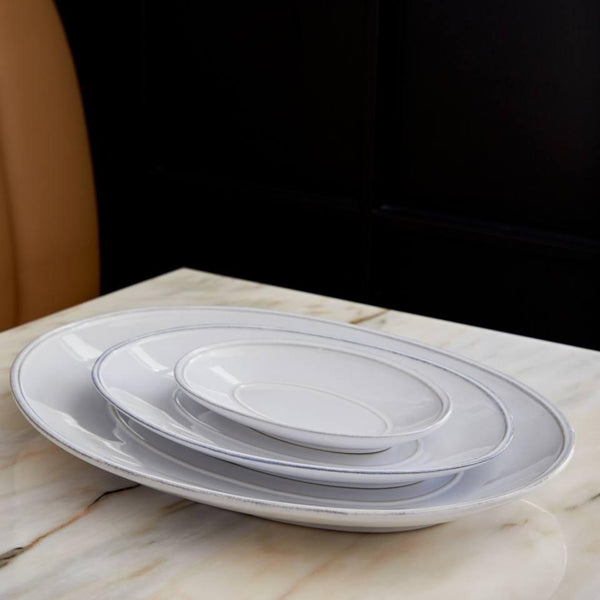 Friso white - Oval platter 16"