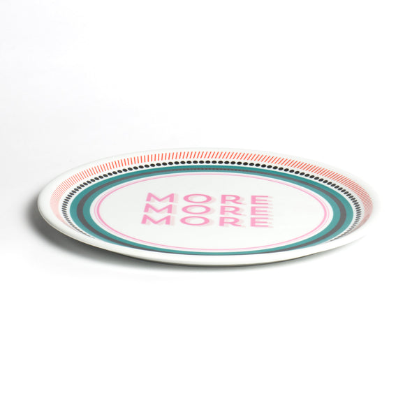 Pizza Plate - More More More (Set of 4)