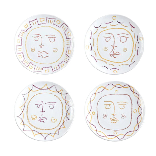 Marinette - assorted dinner plates (Set of 4)