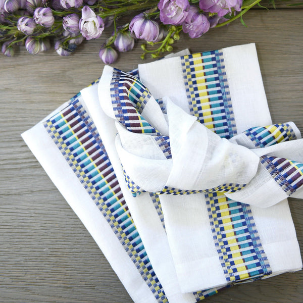 Sicily - Napkins White  (Set of 4)