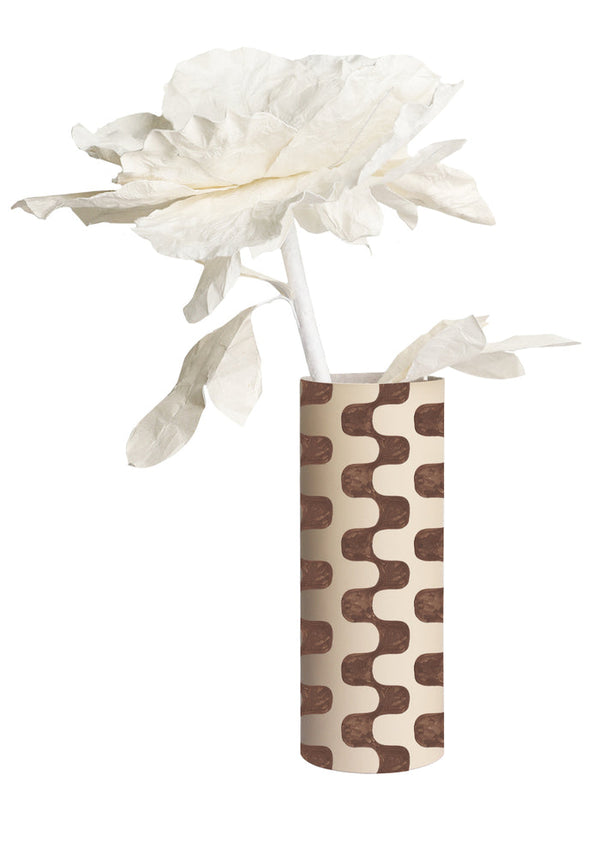 Warm Retro - Beige Vase