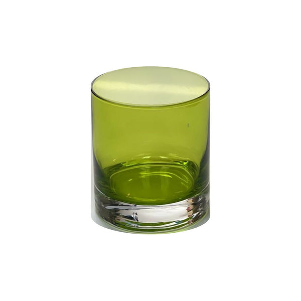 Crystal Coloured Whisky Glasses - Green (Set of 6)