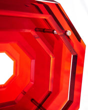 Cargar imagen en el visor de la galería, Octagono Acrilico - Rojo