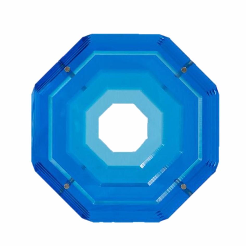 Octagono Acrilico - Azul