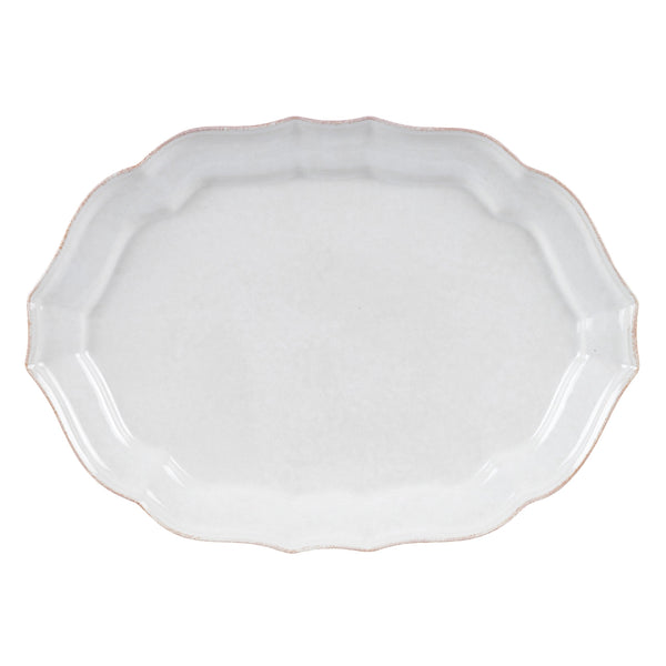 Impressions white - Large oval platter