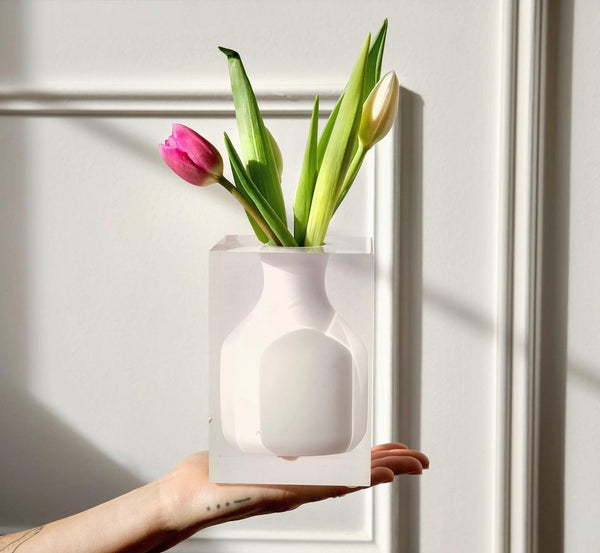 Hogan - Bud Vase Hamptons White