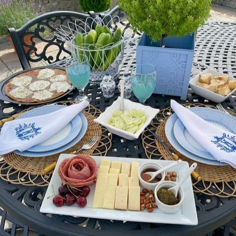 Lace - Cornflower - Dinner Plate