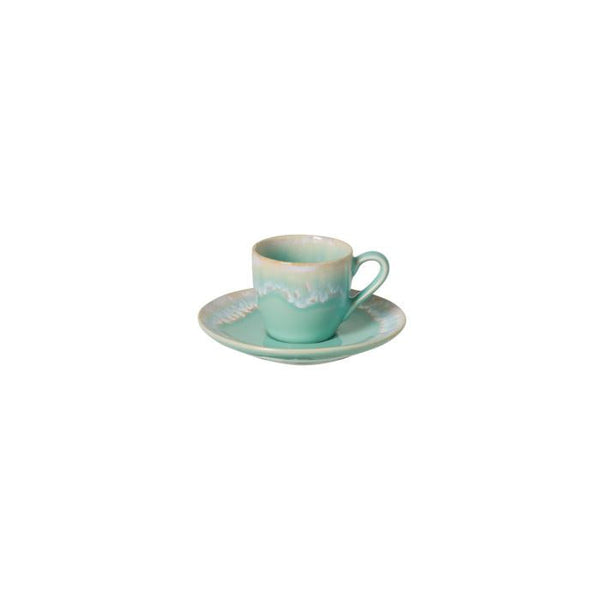 Taormina aqua - Coffee cup & saucer (Set of 6)